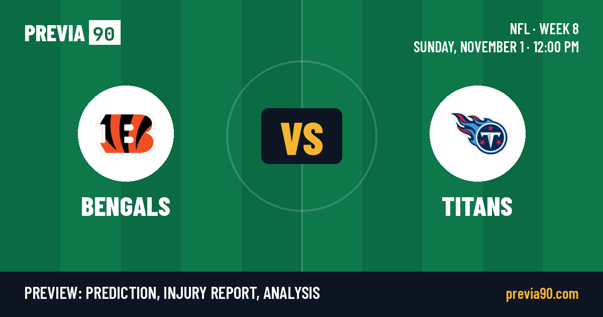 Cincinnati Bengals vs Tennessee Titans