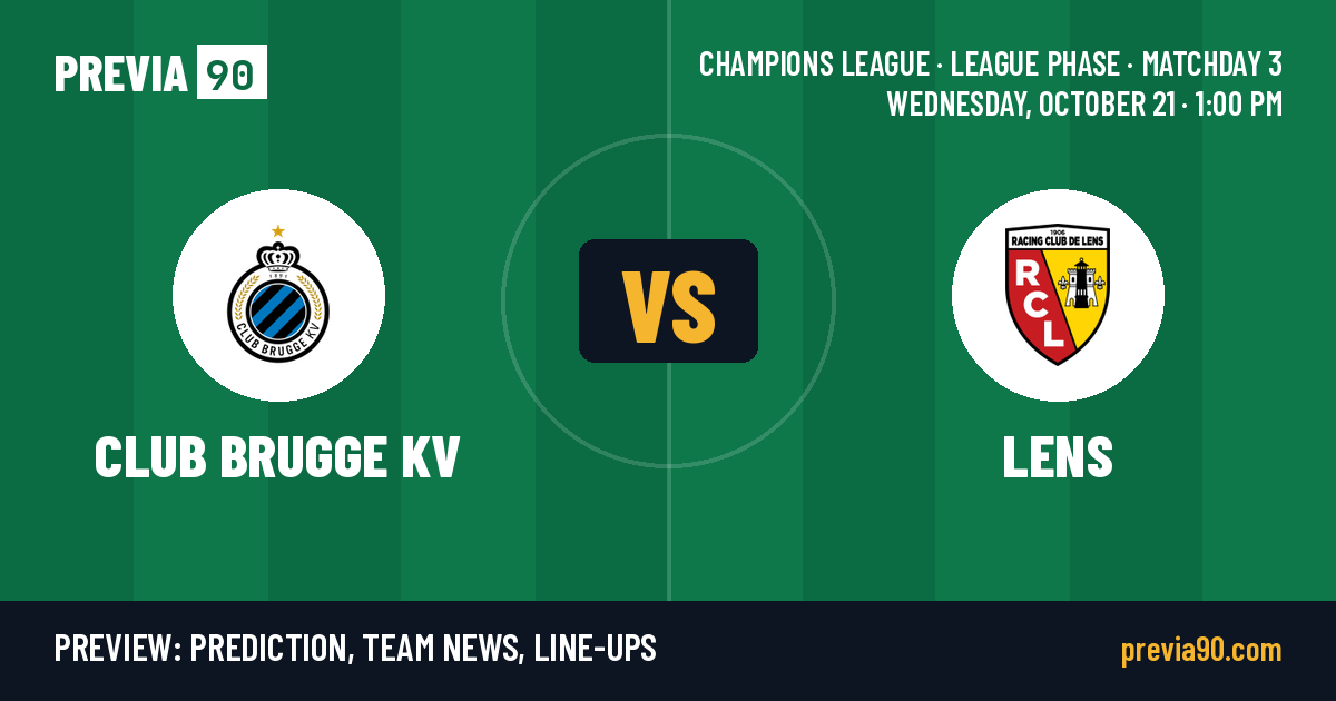 Club Brugge KV vs Lens
