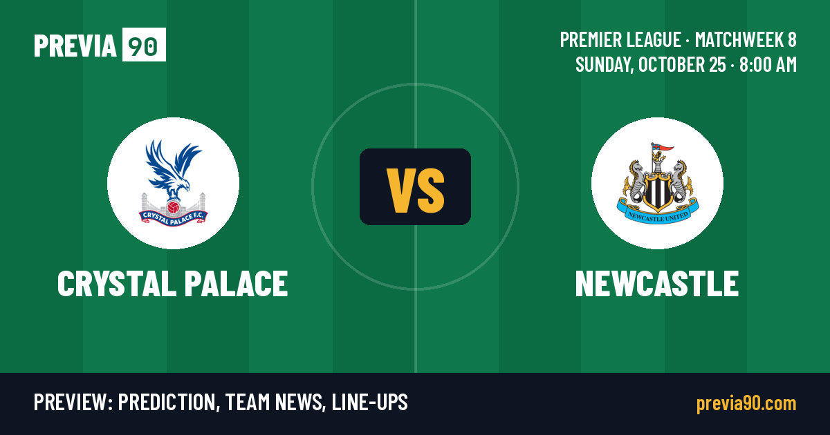 Crystal Palace vs Newcastle