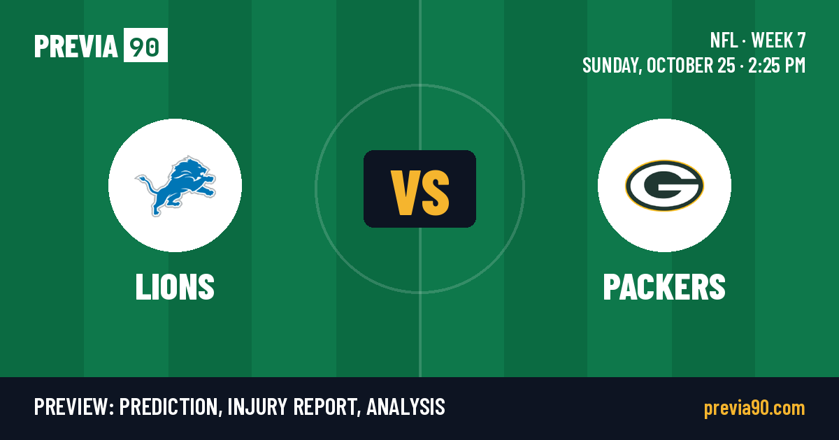 Detroit Lions vs Green Bay Packers