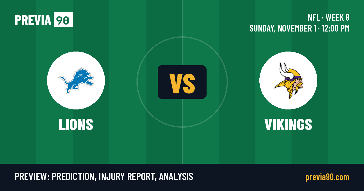 Detroit Lions vs Minnesota Vikings
