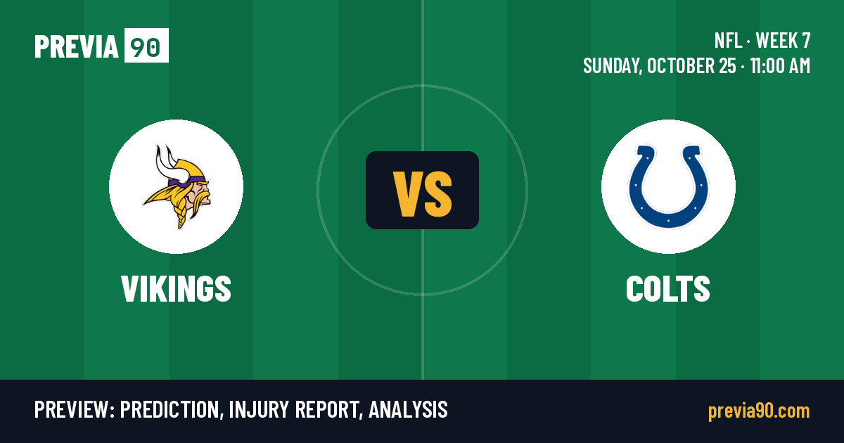 Minnesota Vikings vs Indianapolis Colts