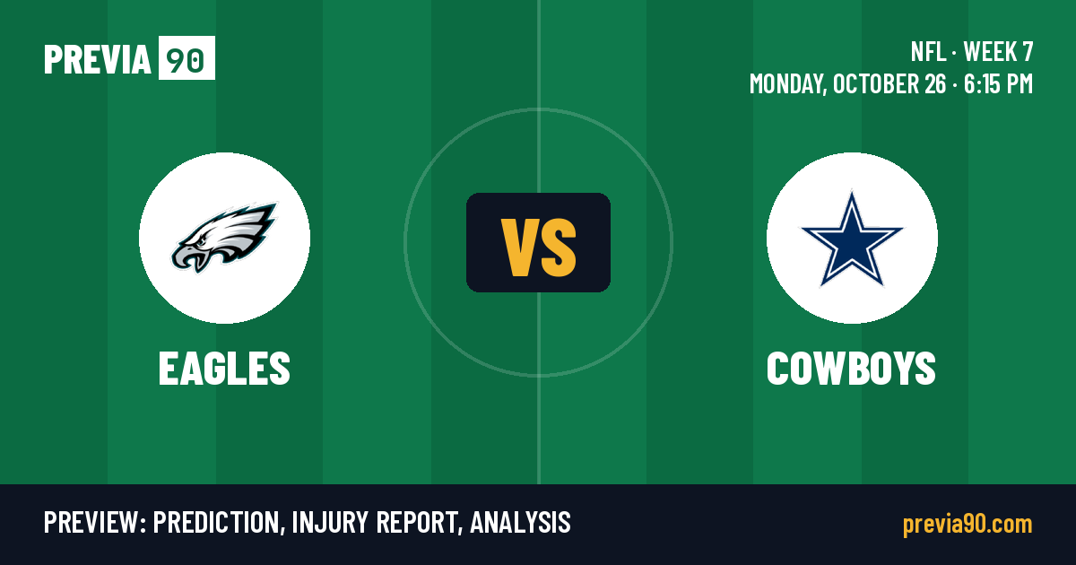 Philadelphia Eagles vs Dallas Cowboys