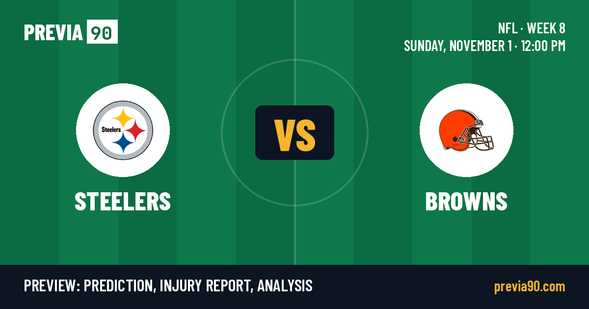 Pittsburgh Steelers vs Cleveland Browns